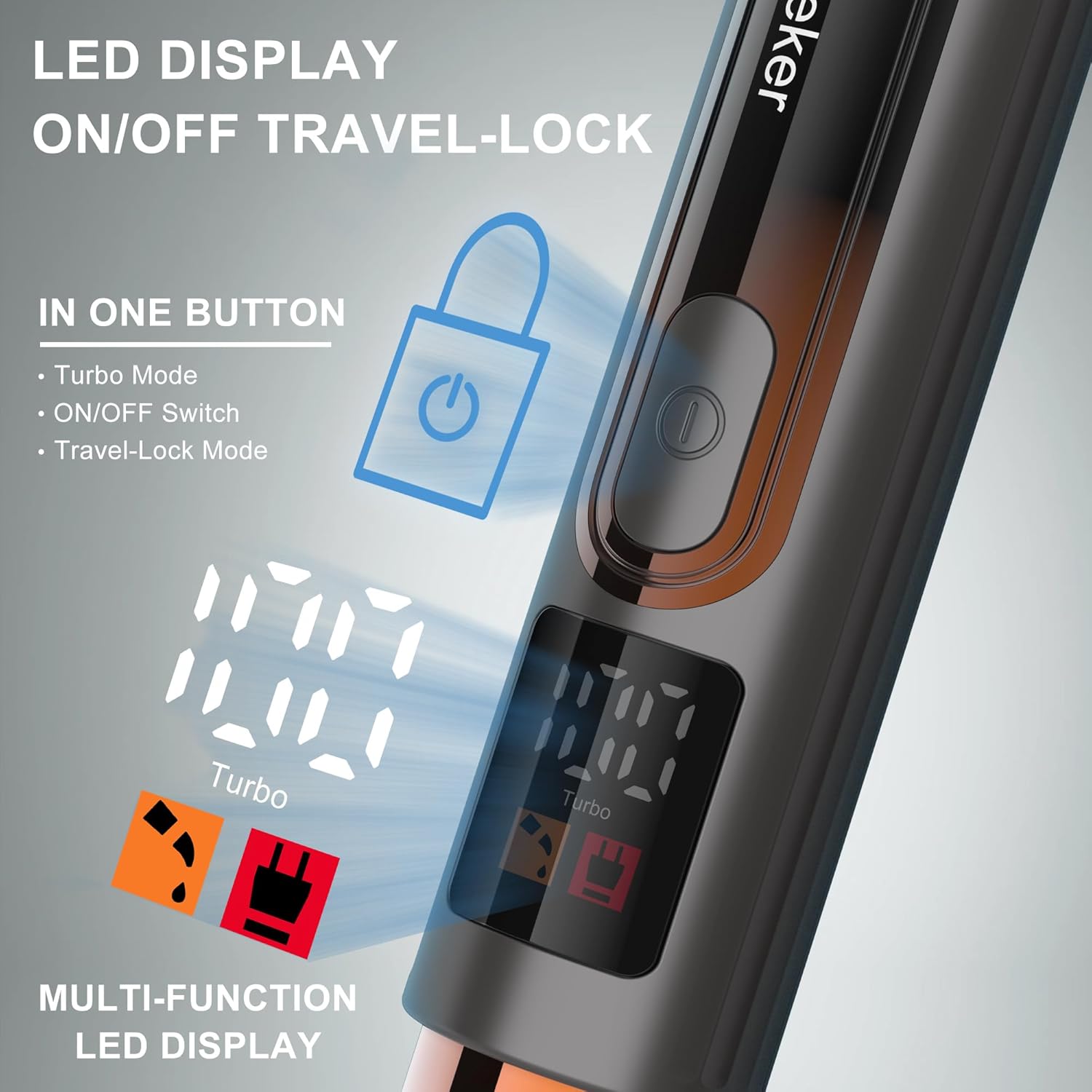 Hatteker 4-in-1 Electric Back Shaver thumbnail 5